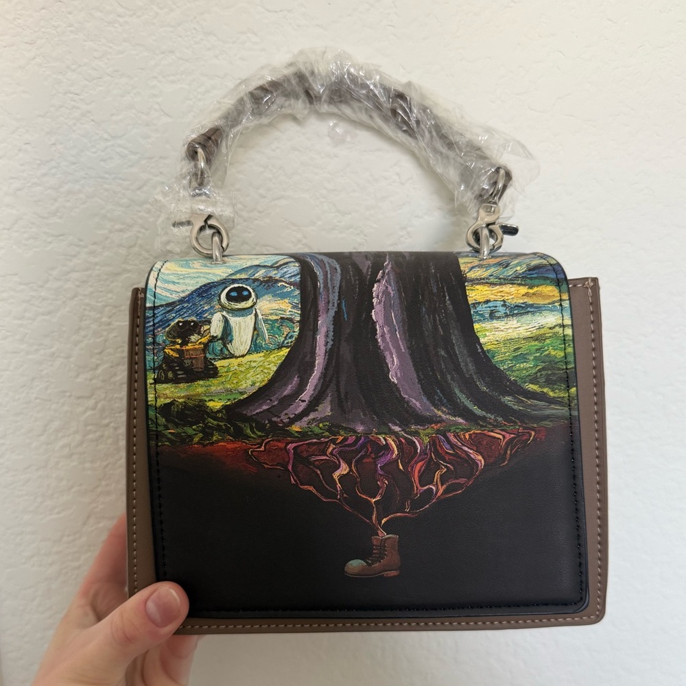 Loungefly Pixar Wall-E & Eve Tree Purse - Rare Collector Bag